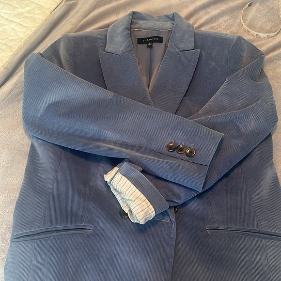 NWOT Talbots blue corduroy jacket - Picture 4 of 4